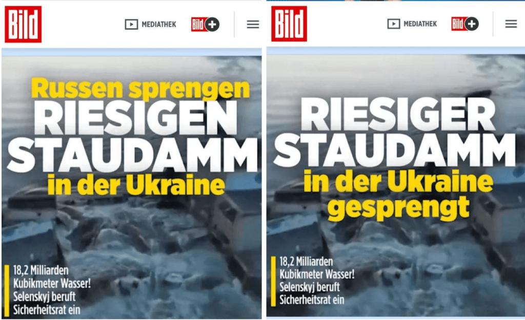 Каховська ГЕС “впала”: вже місяць росія переконує весь світ у своїй непричетності